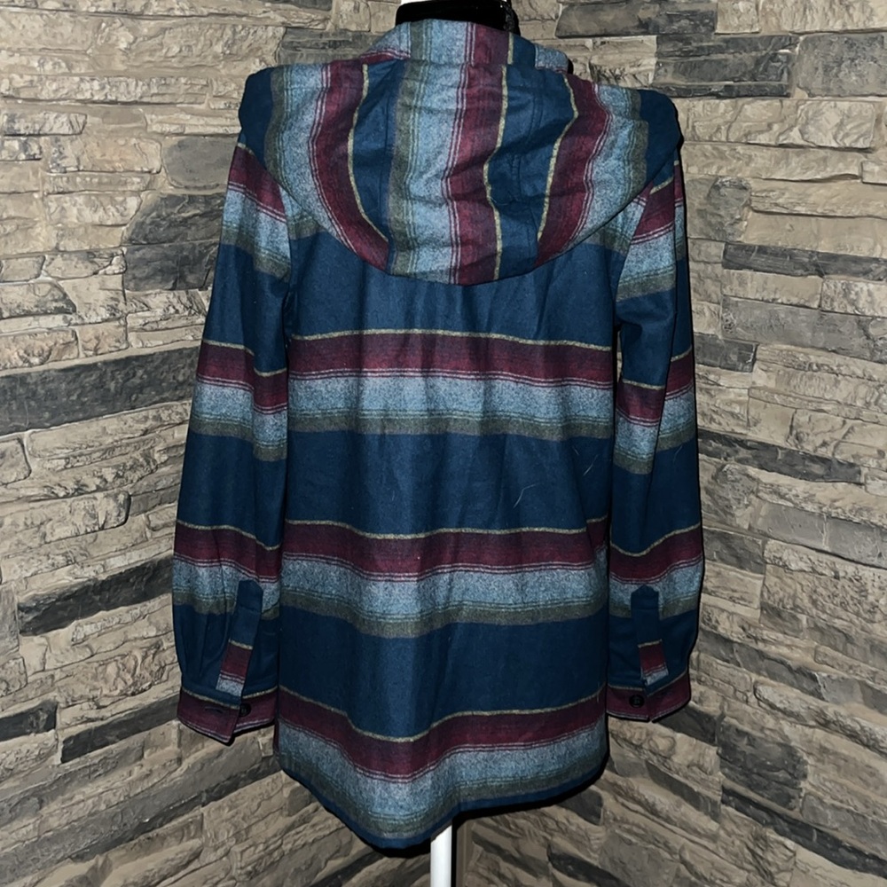 Pendleton Virgin Wool Hoodie Shacket - image 3